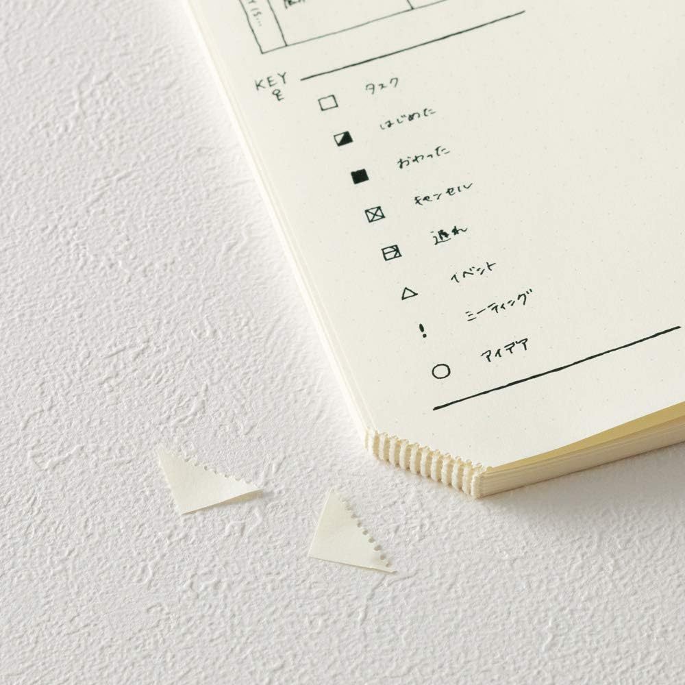 Midori Codex 1 Page A Day A5 Notebook Only - Grid Ruled Dotted Blank