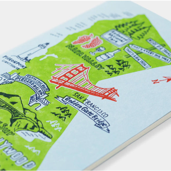 Limited! Traveler's Notebook The Golden Coast California (Regular Size)