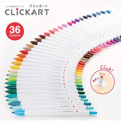 On Hand: Zebra Clickart Retractable Water Based Color Pen