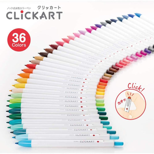 On Hand: Zebra Clickart Retractable Water Based Color Pen