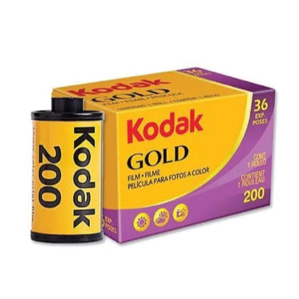 On Hand Kodak Gold 200 ISO Color Negative Film 24 exp 35mm