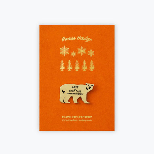 [Limited Edition] Traveler's Factory TF Original Brass Badge Bear