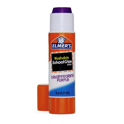 Elmer’s Washable School Glue Stick 6g - Disappearing Purple Violet School Supplies Arts & Crafts