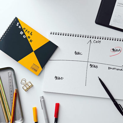 On Hand Maruman Sketchbook Drawing Paper Arts Crafts School Supplies 126 gsm