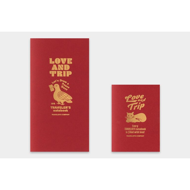 Traveler's Notebook RED Love and Trip