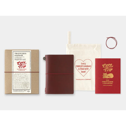 Traveler's Notebook RED Love and Trip