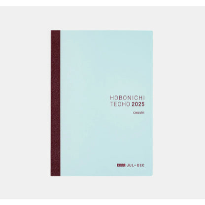 Hobonichi Techo Avec Book 2 (July-December 2025) A6 Original / A5 Cousin Planner Notebook