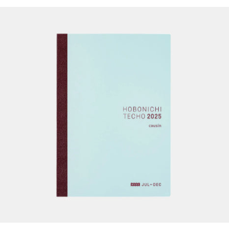 Hobonichi Techo Avec Book 2 (July-December 2025) A6 Original / A5 Cousin Planner Notebook