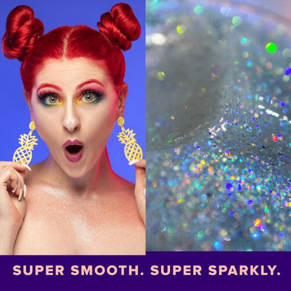 Unicorn Snot Face & Body Glitter Gel (Cosmetic Grade) For Children Teens Adults