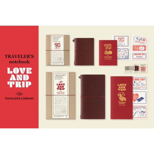 Traveler's Notebook RED Love and Trip