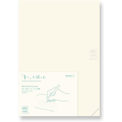 Midori Codex 1 Page A Day A5 Notebook Only - Grid Ruled Dotted Blank