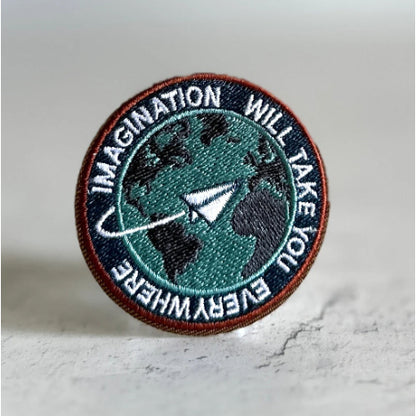Baum Kuchen BK Original Patch "Imagination will take you everywhere"
