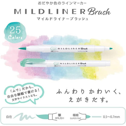 Zebra Mildliner Brush - Per Piece
