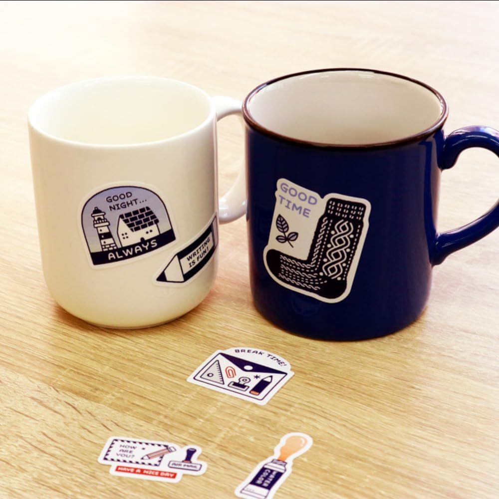 Yumi Kitagishi Multi Sticker Set - Vinyl Washable - On Cloth Shirt Leather Glass Wood Plastic Metal