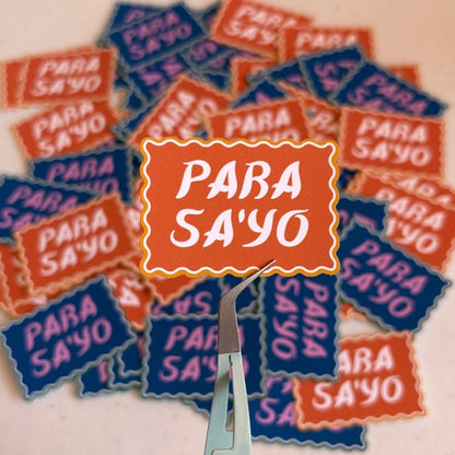 SD Original - Para Sa'yo - Vinyl Matte Waterproof Sticker