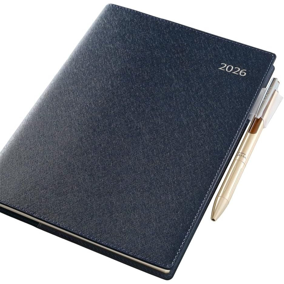 NOLTY 2026 PDCA Business Planner - A5 Diary - Weekly Vertical + Memo Schedule Notebook 6701, 6700