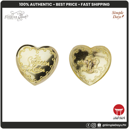 The Superior Labor TSL Heart Brass Concho D Charm