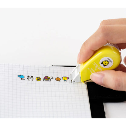 Hobonichi x Tamagotchi - Flake Stickers Box Set Deco Rush Sticky Notes Pochitto6 Push Button Stamp