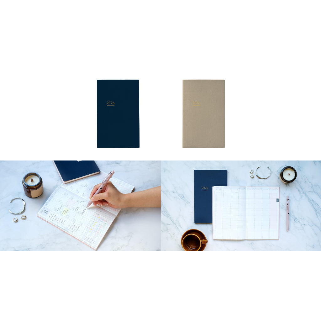 Jibun Techo 2026 Diary Days Biz Lite First Kit A5 Slim B6 Mini Weekly Daily Planner Notebook Kokuyo