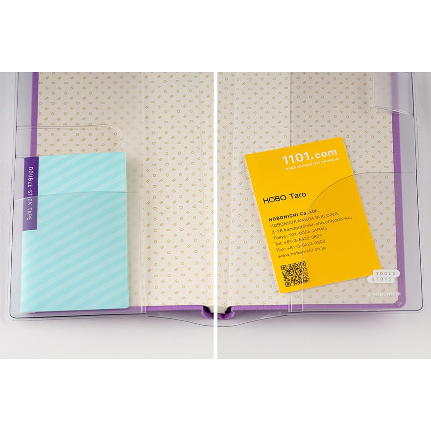 Hobonichi Clear Cover on Cover for A6 Original Planner A5 Cousin Weeks HON