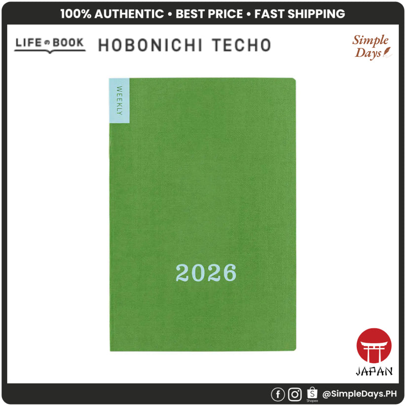 Simple Days On Hand Hobonichi Weekly Calendar Supplement Notebook Planner – Simple ...