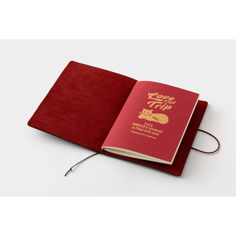 Limited Edition! TRAVELER’S Notebook LOVE AND TRIP Red - Notebook
