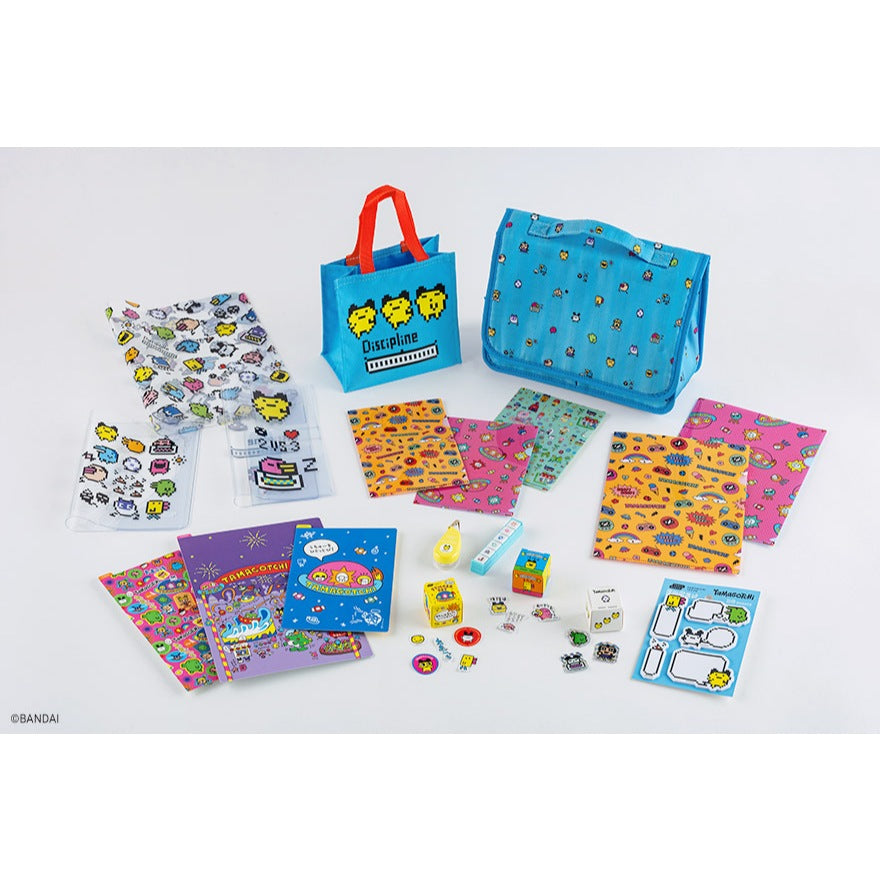 Hobonichi x Tamagotchi - Flake Stickers Box Set Deco Rush Sticky Notes Pochitto6 Push Button Stamp