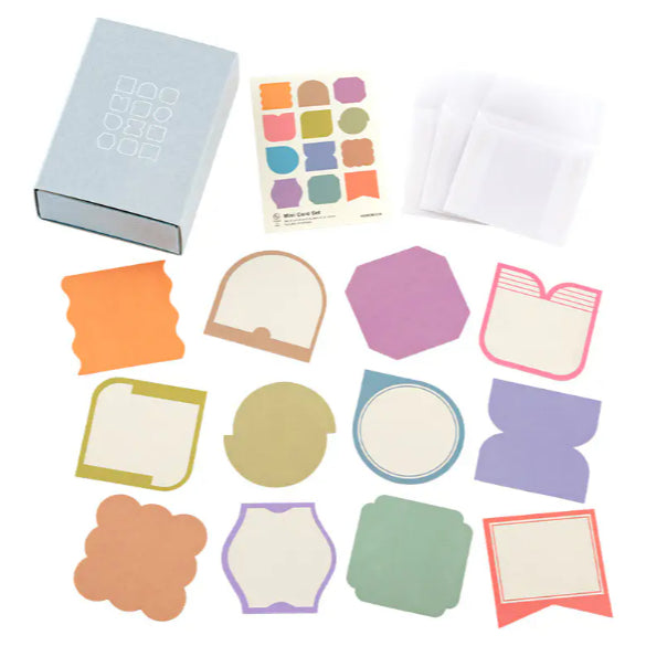 Hobonichi TSUKI no IRO - Dot, Index, Stickers Set, Translucent, Sticky Notes, Mini Card Set