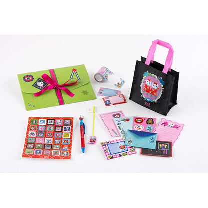 Hobonichi x Yumi Kitagishi - Stickers Bookmark Mini Folder Letter Set Sticky Notes Ballpoint Pen