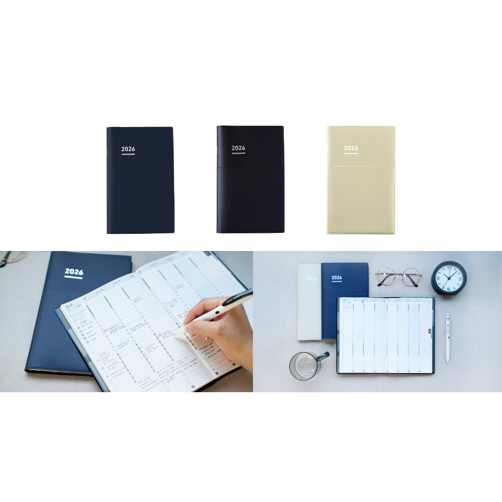 Jibun Techo 2026 Diary Days Biz Lite First Kit A5 Slim B6 Mini Weekly Daily Planner Notebook Kokuyo