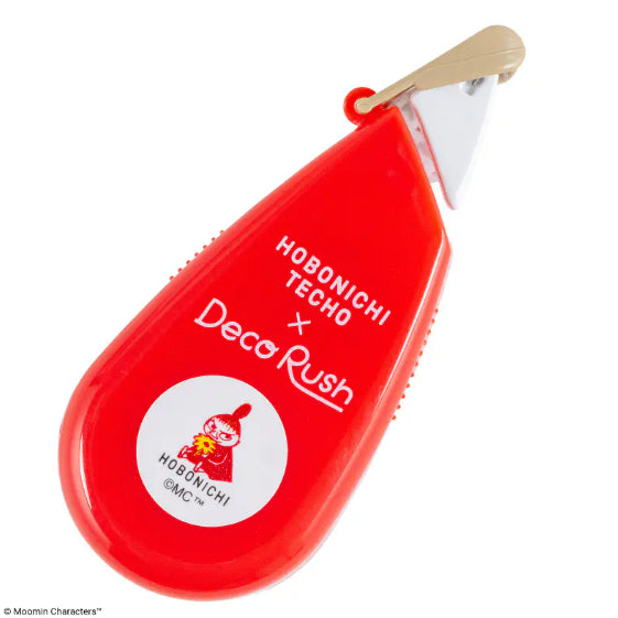 Hobonichi x Moomin - Deco Rush Sticky Notes Pochitto6 Clear Rotating Stamp Stencil Absorbing Paper