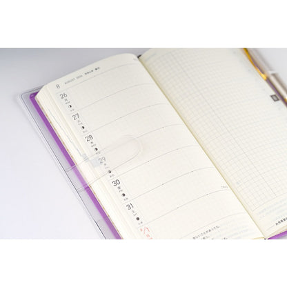 Hobonichi Clear Cover on Cover for A6 Original Planner A5 Cousin Weeks HON