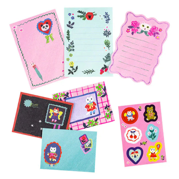 Hobonichi x Yumi Kitagishi - Stickers Bookmark Mini Folder Letter Set Sticky Notes Ballpoint Pen