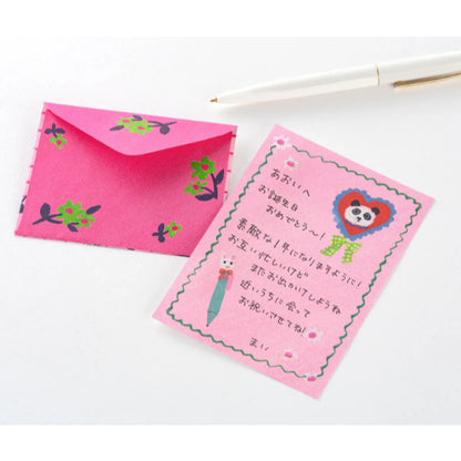 Hobonichi x Yumi Kitagishi - Stickers Bookmark Mini Folder Letter Set Sticky Notes Ballpoint Pen