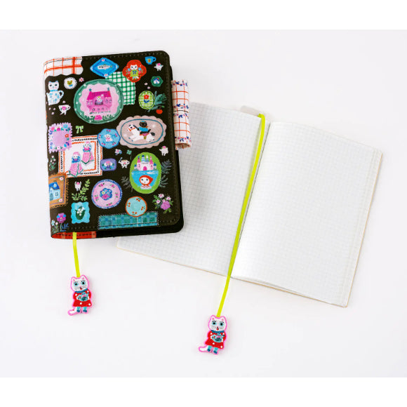 Hobonichi x Yumi Kitagishi - Stickers Bookmark Mini Folder Letter Set Sticky Notes Ballpoint Pen