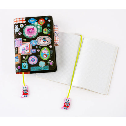 Hobonichi x Yumi Kitagishi - Stickers Bookmark Mini Folder Letter Set Sticky Notes Ballpoint Pen