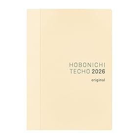 HOBONICHI 2026 Techo Original / Planner English / Cousin / Avec / Day Free / 5 Year / One Piece Note