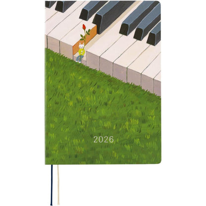 Hobonichi 2026 HON Techo - A6 / A5 - Planner English Japanese Daily Planner Notebook Hard Cover