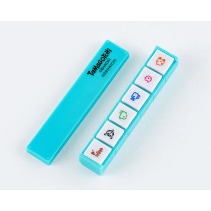 Hobonichi x Tamagotchi - Flake Stickers Box Set Deco Rush Sticky Notes Pochitto6 Push Button Stamp