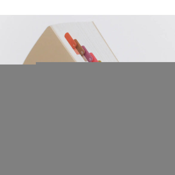 Hobonichi TSUKI no IRO - Dot, Index, Stickers Set, Translucent, Sticky Notes, Mini Card Set