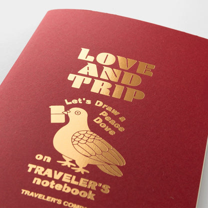 Traveler's Notebook Refill LOVE AND TRIP - Regular & Passport Size Notebook
