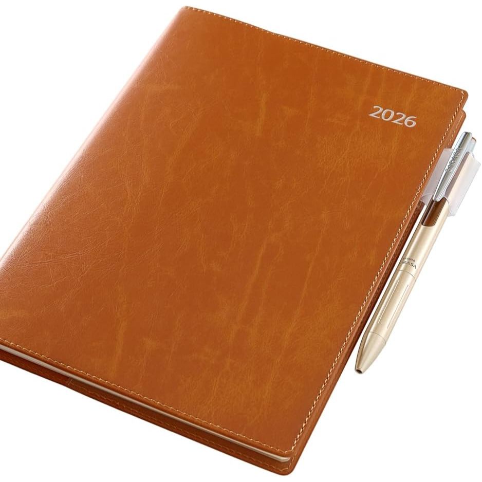 NOLTY 2026 PDCA Business Planner - A5 Diary - Weekly Vertical + Memo Schedule Notebook 6701, 6700