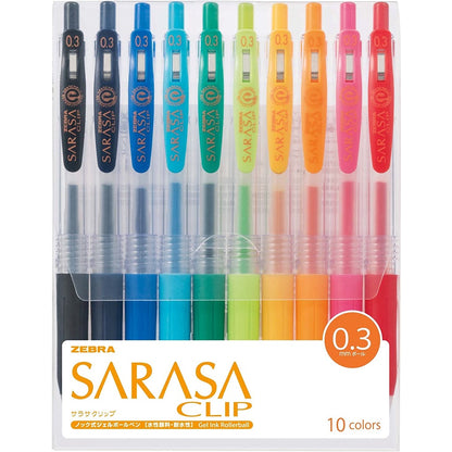 [On Hand] Zebra Sarasa Clip Gel Pen Sets (Color, Milk, Deco Shine, Neon, Marble)
