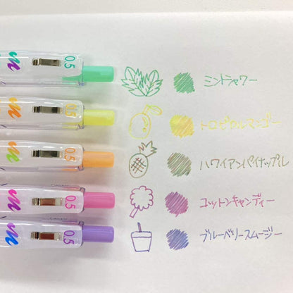 [On Hand] Zebra Sarasa Clip Gel Pen Sets (Color, Milk, Deco Shine, Neon, Marble)