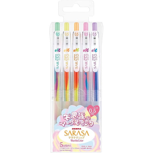 [On Hand] Zebra Sarasa Clip Gel Pen Sets (Color, Milk, Deco Shine, Neon, Marble)