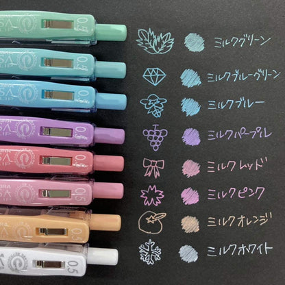 [On Hand] Zebra Sarasa Clip Gel Pen Sets (Color, Milk, Deco Shine, Neon, Marble)