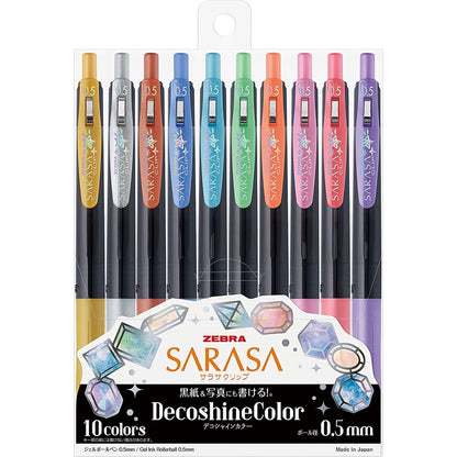 [On Hand] Zebra Sarasa Clip Gel Pen Sets (Color, Milk, Deco Shine, Neon, Marble)