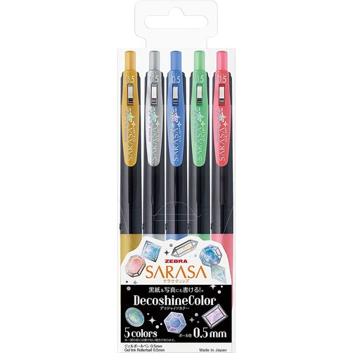 [On Hand] Zebra Sarasa Clip Gel Pen Sets (Color, Milk, Deco Shine, Neon, Marble)
