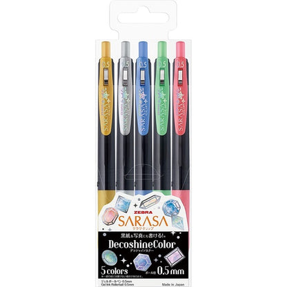 [On Hand] Zebra Sarasa Clip Gel Pen Sets (Color, Milk, Deco Shine, Neon, Marble)