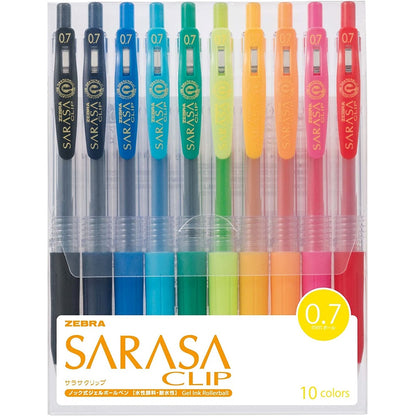 [On Hand] Zebra Sarasa Clip Gel Pen Sets (Color, Milk, Deco Shine, Neon, Marble)